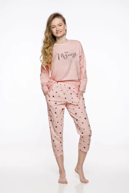 Dívčí pyžamo 2333 Molly - Světle oranžová