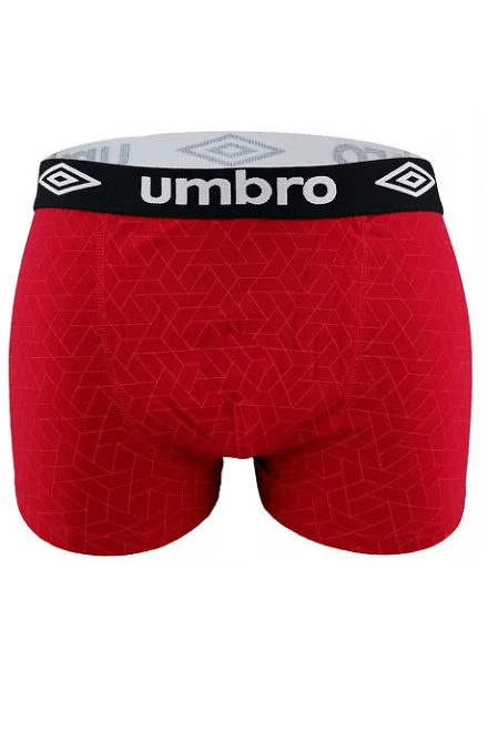 Pánské boxerky Umbro UMUM 0220-71 Mens Trunk - Červená