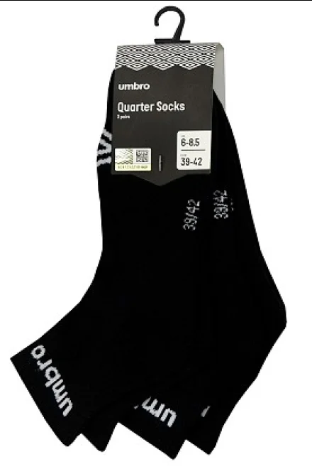 Pánské sportovní ponožky UMBRO 10-403 Frotte - 3 páry - Mix barev