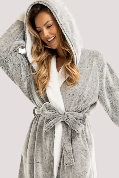 Dámský župan Sharon - Šedá