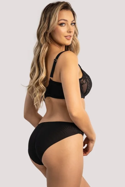 Nevyztužená podprsenka Amadi - Černá