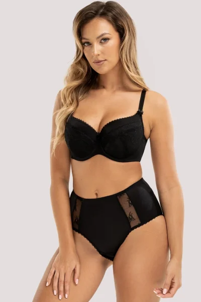 Vyztužená podprsenka Inga - Černá