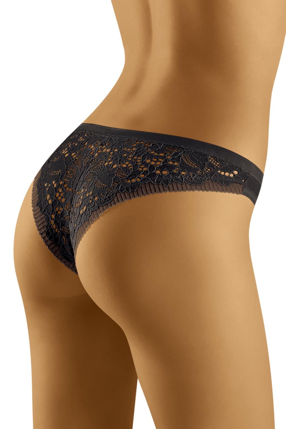 Brazilky Wolbar Soft Flossy Černá M