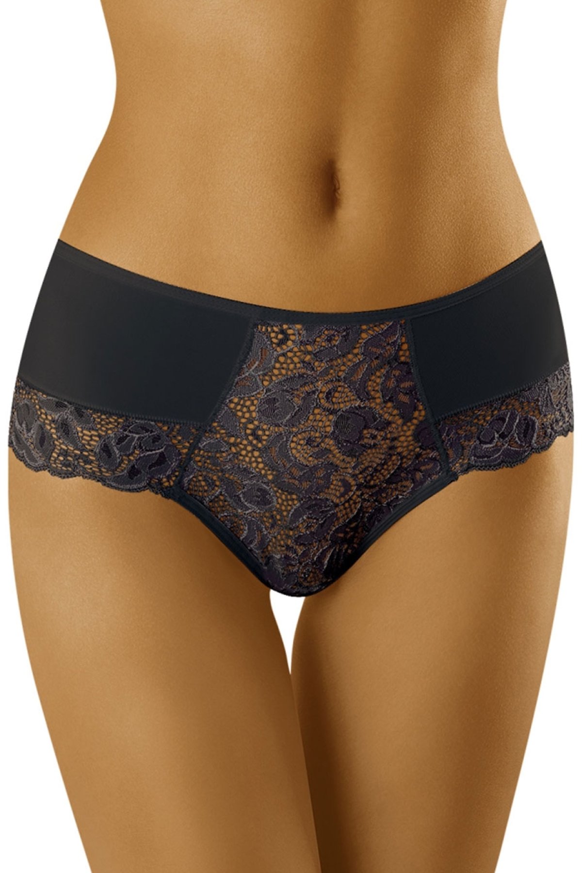 Francouzské kalhotky Wolbar Baha Černá XL