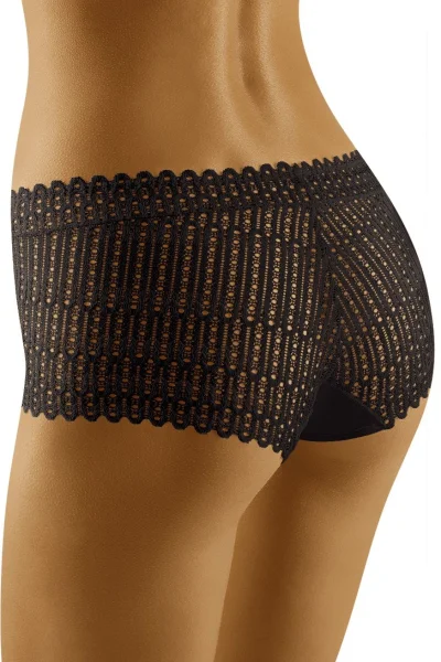 Francouzské kalhotky Bari - Černá