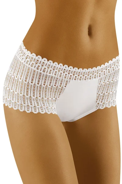 Francouzské kalhotky Bari - Bílá