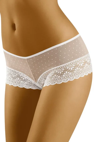 Francouzské kalhotky Mila - Bílá