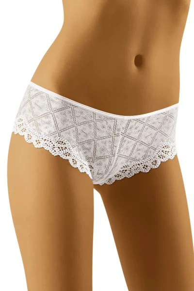 Francouzské kalhotky Ziva - Bílá