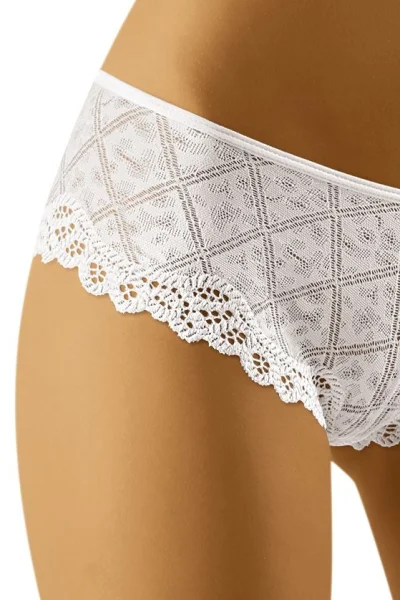 Francouzské kalhotky Ziva - Bílá