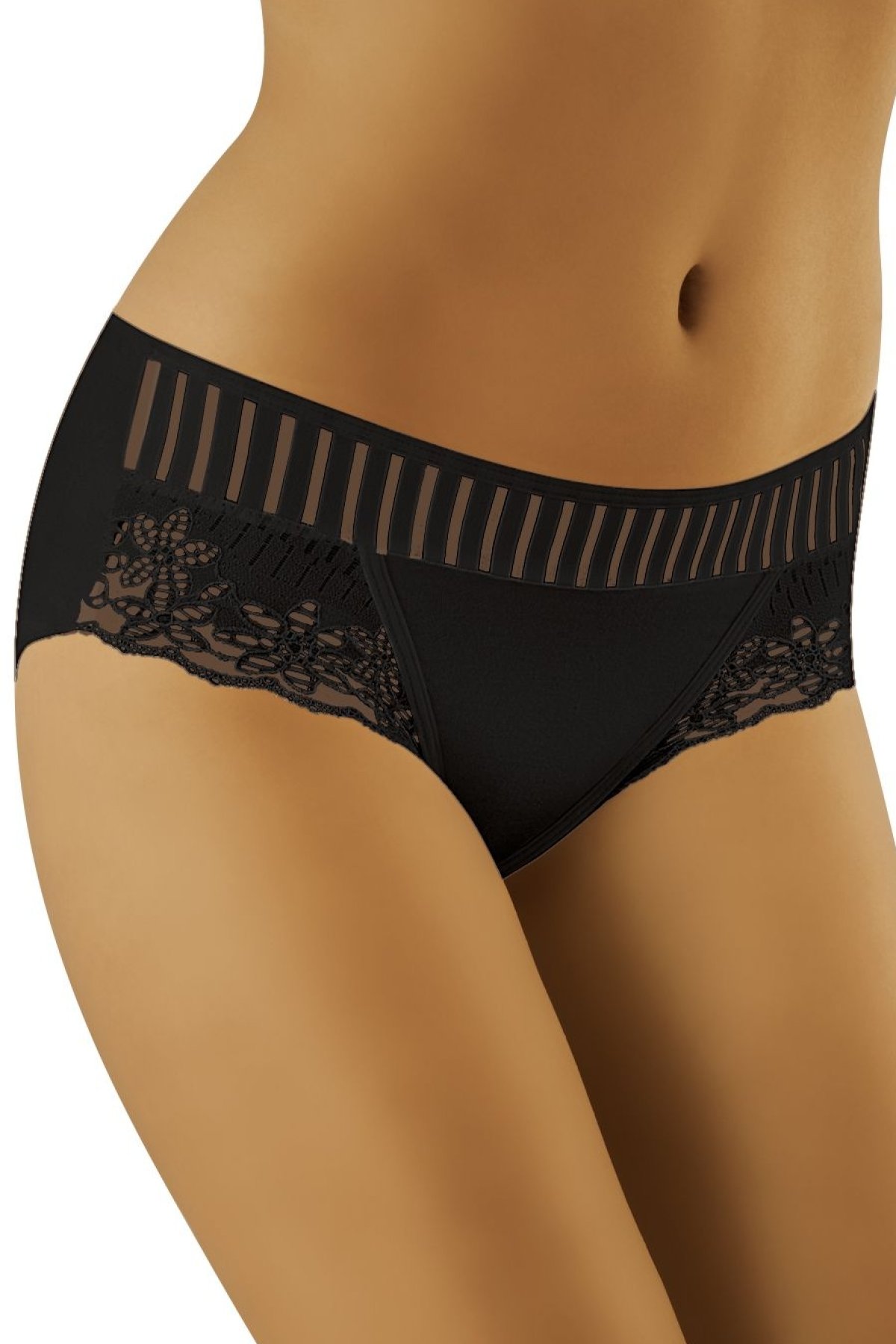 Francouzské kalhotky Wolbar Eco-Lu Černá S