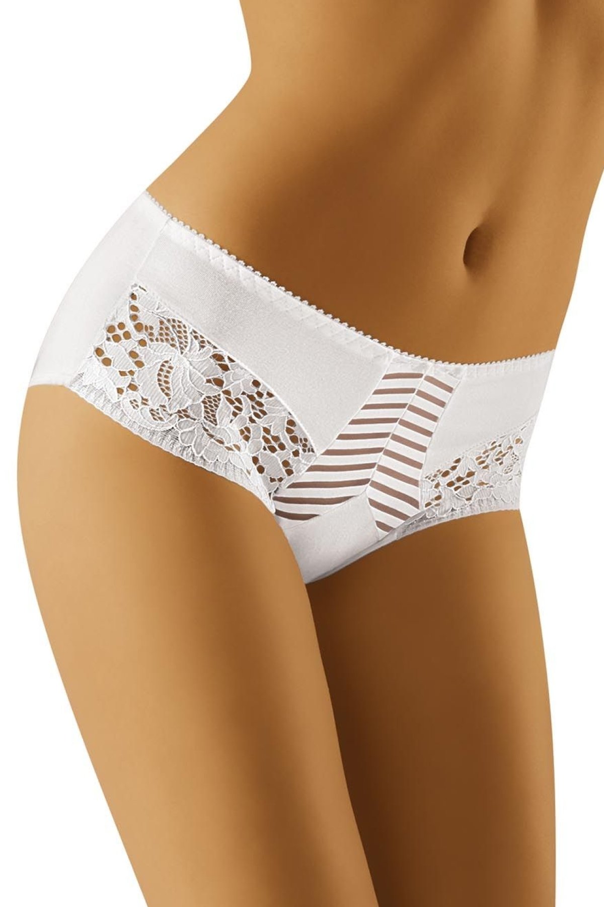 Francouzské kalhotky Wolbar Eco-So Bílá XL