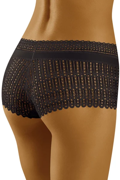 Francouzské kalhotky Riki - Černá