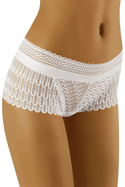 Francouzské kalhotky Riki - Bílá