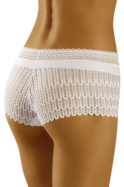 Francouzské kalhotky Riki - Bílá