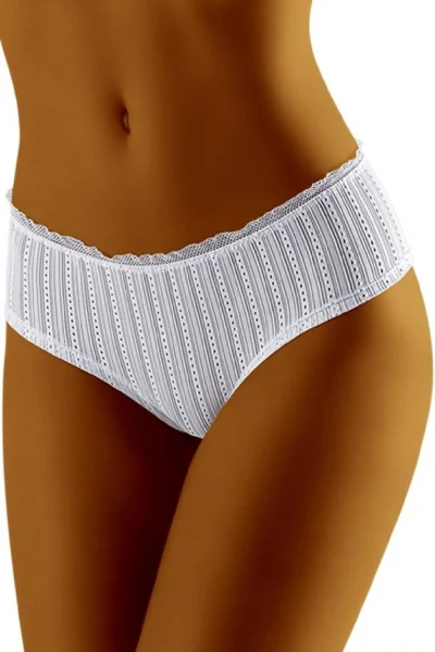 Francouzské kalhotky Etna - Bílá