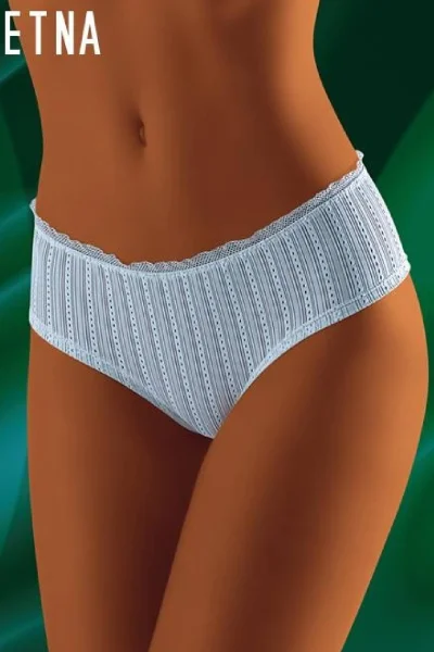 Francouzské kalhotky Etna - Bílá