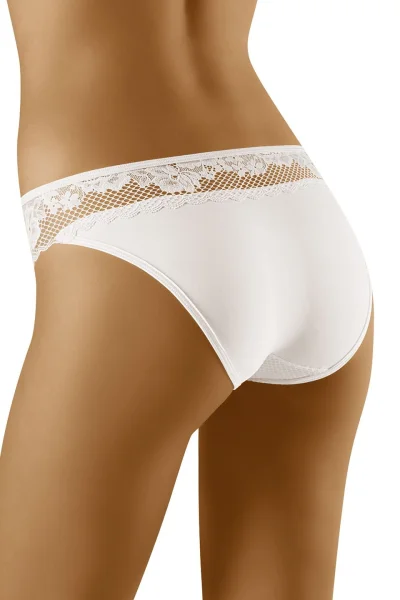 Kalhotky Elsa - krajkové - Bílá