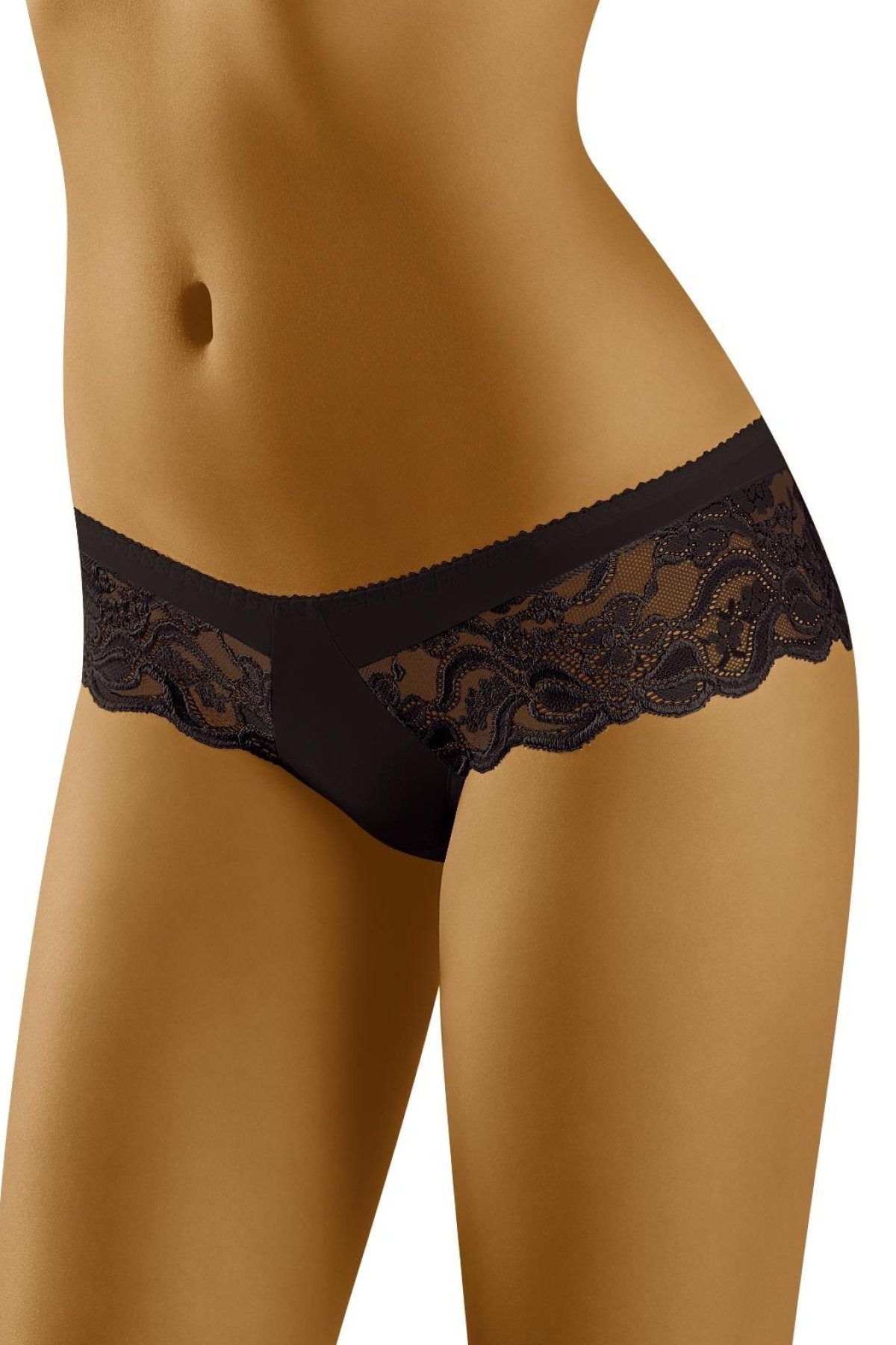 Kalhotky Wolbar Emma - krajkové Černá XL