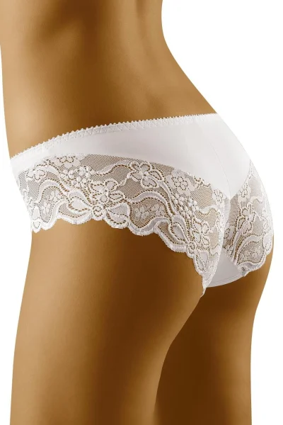 Kalhotky Emma - krajkové - Bílá