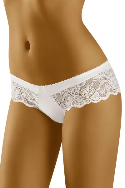 Kalhotky Emma - krajkové - Bílá