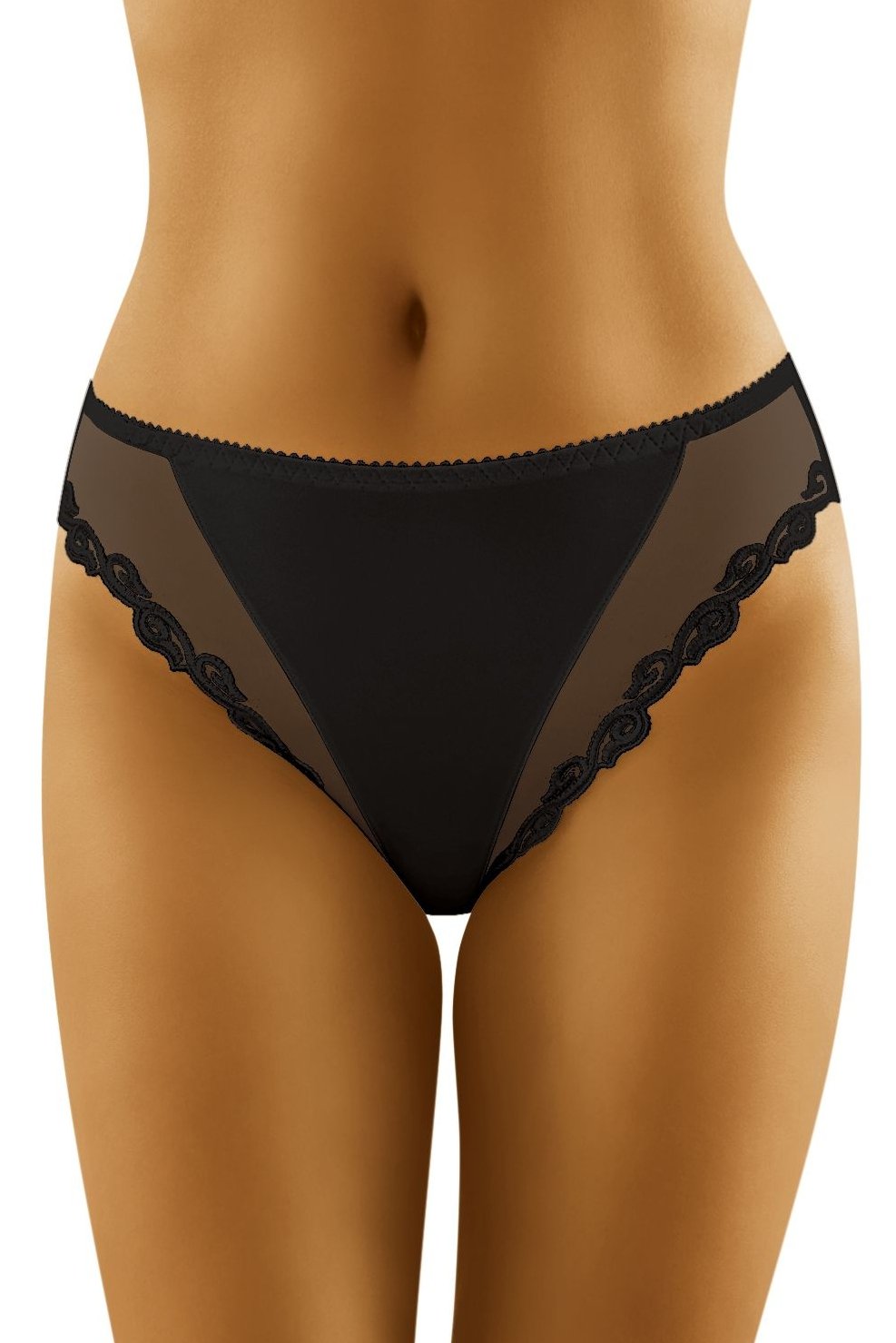 Kalhotky Wolbar Poly II - sexy Černá