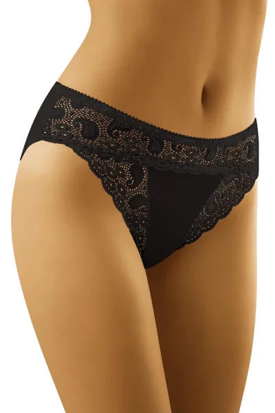 Kalhotky Lisa II - krajkové - Černá