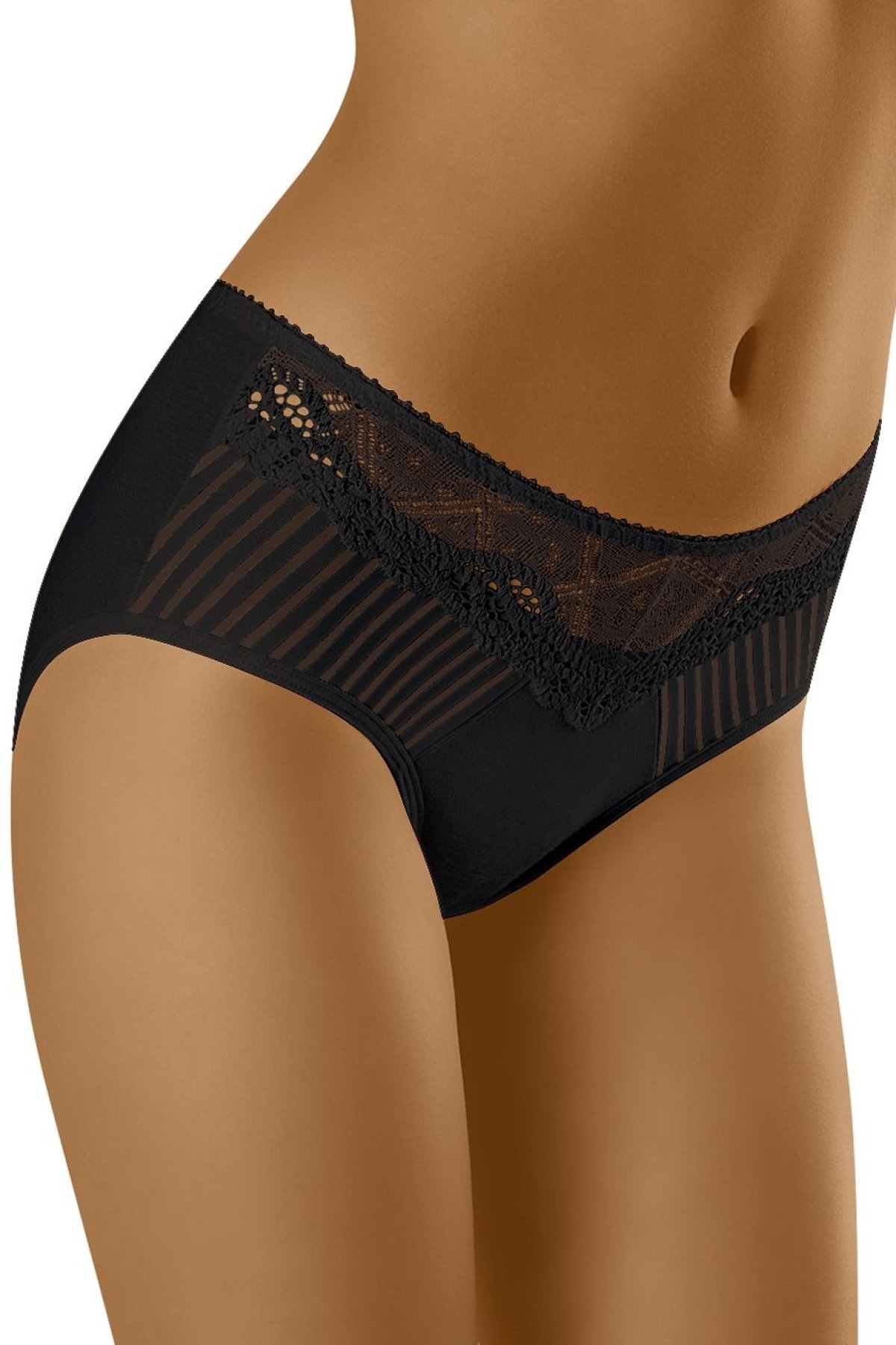 Levně Kalhotky Wolbar Eco-Za - bavlna Černá 2XL(44)