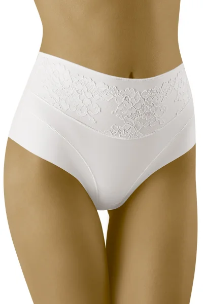 Stahovací kalhotky Fortunata - Bílá